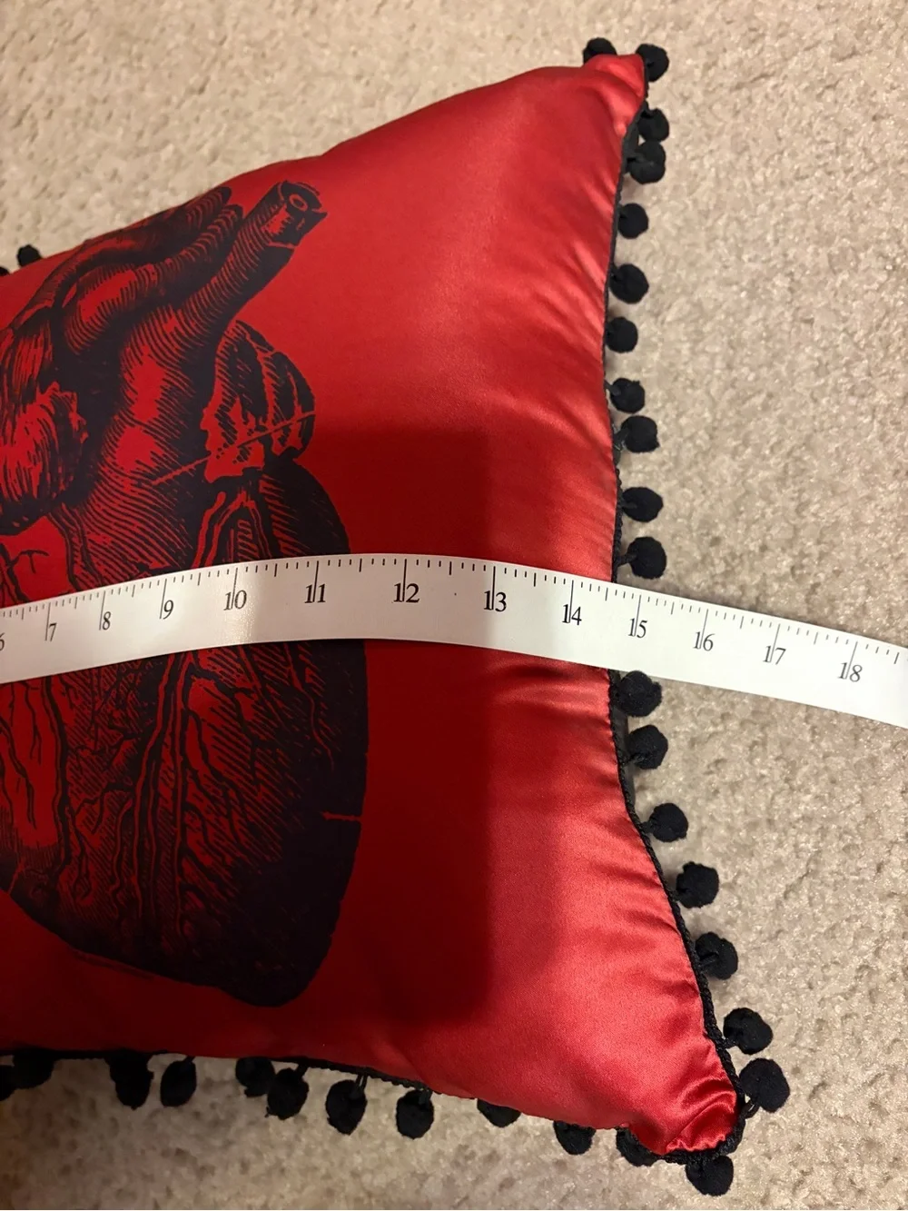 Sourpuss Clothing Anatomical Heart Pillow